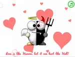 Love is like Heaven but it